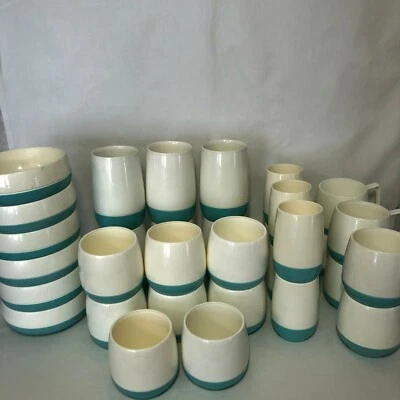 $199.99 • Buy 32 Vacron Set - 6 Bowls 14 Tumblers 6 Juice Cups 6 Mugs BLUE Bopp-Decker USA