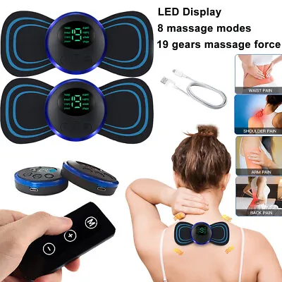 Tens Machine Massagers EMS Full Body Relax Pads Portable Tens Unit Rechargable • $5.99