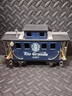 Scientific Toys Eztec Caboose G Gauge Service Railway Express Train Rio Grande  • $16