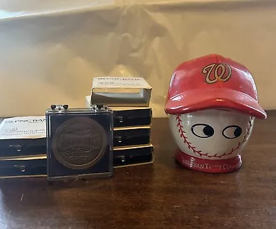 Lot Of Washington Nationals Coins (PNC) And Ceramic (Suburban Trust) Bank • $49.99