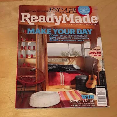 ReadyMade Magazine Feb March 2010 Ready Made Cook Sew Build Marfa Texas Trailers • $15.99