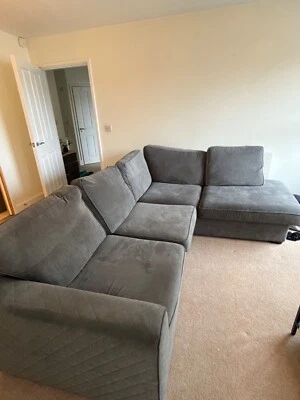 £400 • Buy DFS Grey Graphite Left Hand Corner Sofa Excellent Condition 