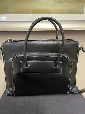 McKlein Lake Forest 1  Leather Ladies' Laptop Briefcase (Black) • $32.99