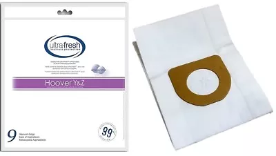 Hoover Type Y Vacuum Bags Micro Filtration -- 9 Pk - Pet Odor Absorbing - • $10.95