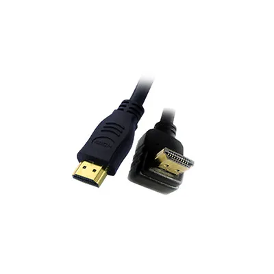 1.5 M HDMI To 90 Degree Laptop Camcorder HD TV LCD Xbox 360 PS3 V 1.4 Cable Lead • £3.56