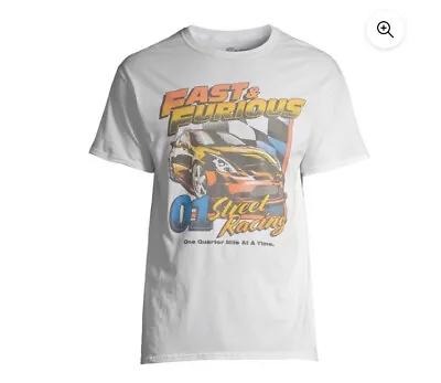 FAST & FURIOUS Movie T-Shirt Small Dominic Paul Walker Vin Diesel Car Racing S • $27.50