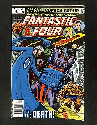 Fantastic Four #213 Newsstand Variant Galactus Guest Stars! John Byrne Cover! • $0.99