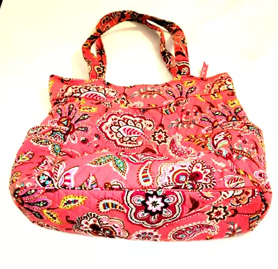 Vera Bradley Retired Pattern 2010 CALL ME CORAL Shoulder Purse • $7.50