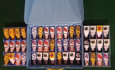 LOT Of 48 COLLECTORS NFL MATCHBOX Cars With OFFICIAL COLLECTORS CARRY CASE • $115