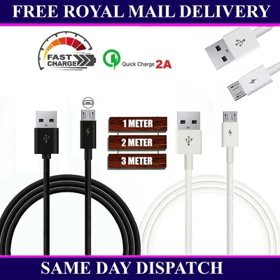 Mains USB Data Sync Charger Charging Cable Lead For Samsung Galaxy Tab A Tablet • £2.95