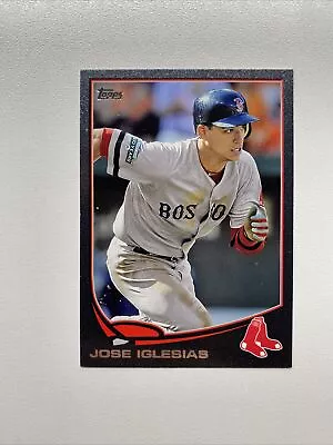 2013 Topps Black 432 Jose Iglesias /62 Boston Red Sox • $14.25