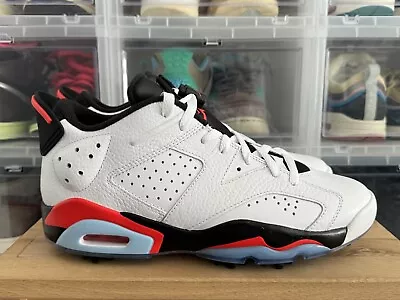 Size 9.5 - Air Jordan 6 Retro Golf Low White Infrared • $140