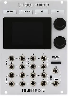 1010music Bitbox Micro Eurorack Compact Sampler With Touchscreen • $439