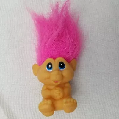 Vintage 1992 Troll Noteworthy Fantasy Trolls Pink Hair 3.5   • $4.95