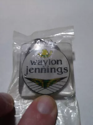 🔥 Vintage Waylon Jennings Keychain - Never Opened - In Plastic • $2.99