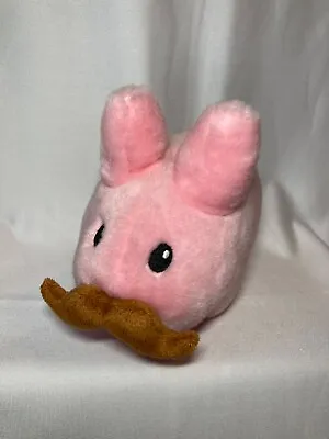 Frank Kozik Labbit PINK Plush LICENSED Stuffed Animal Rabbit Mustache Bunny • $12