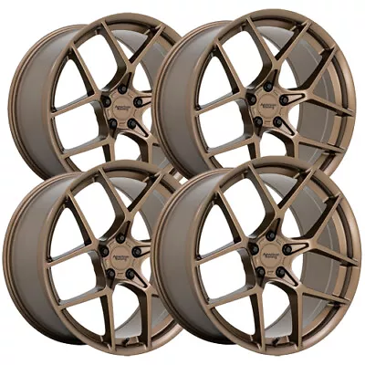 (Set Of 4) Staggered-American Racing Crossfire 20  5x4.5  Bronze Wheels Rims • $1260.96