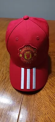 Adidas Manchester United Hat 100% Cotton Red • $15