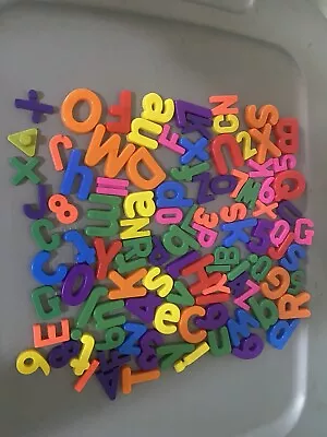 Magnetic Letters Numbers Symbols Educational Homeschool Variety Lot Of 101 • $9