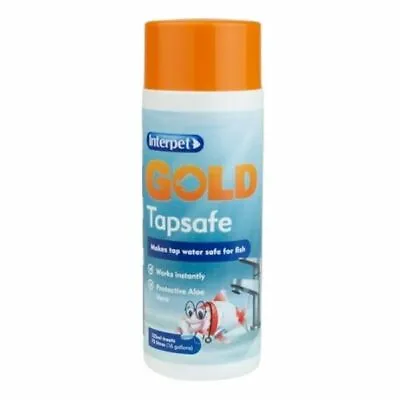 Interpet Gold Aquarium Tap Safe 100ml Water Disease Treatment Aquarium Fish Tank • £7.25