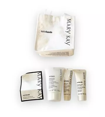Mary Kay Satin Hands Pampering Set Travel Size Smoothie Scrub Softener Cream • $19.95