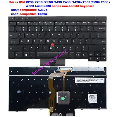 New For IBM Thinkpad W530 X230 T430 T530 L430 L530 Keyboard 04X1201 CS12-84US • $21.99