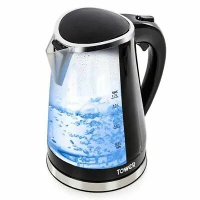 Tower Colour Changing LED Jug Kettle With Washable Filter (344738) TRACKED 48HR • £26