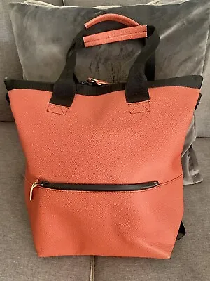 Fukunary Mikasa Collaboration Orange Backpack Tote Bag • $149