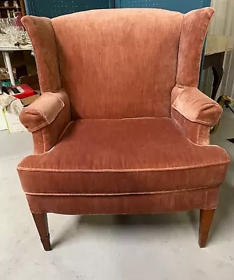 SALE Discounted 30%  VINTAGE WING BACK CHAIR LOCAL PICK UP NORTH CAROLINA • $88