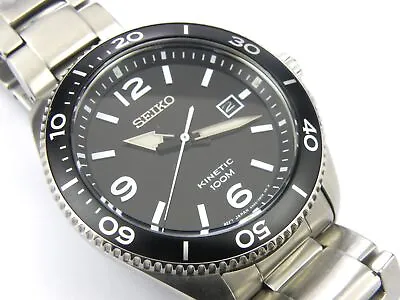 Men's Seiko BOSS Divers 5M82-0AY0 Kinetic Dress Watch - 200m • £249.95