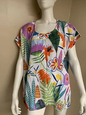 Echo Floral Beach Cover Up Size P/s P/m #147K • $18.82