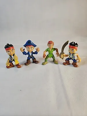 Disney's Jake And The Neverland Pirates 3  Poseable Figure Pirate Toy Bundle  • £17