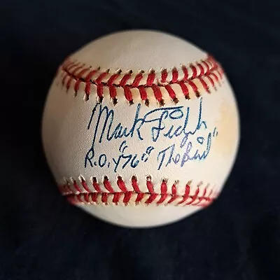 Mark Fidrych Autographed ROALB  JSA • $175