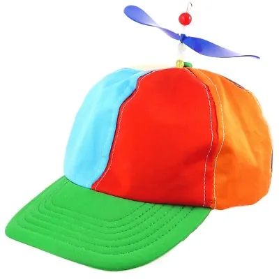 Helicopter Hat Clown Propeller Fancy Dress Party Accessory Prop • £3.99