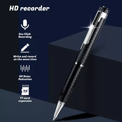 Mini Digital Voice Activated Recorder Pen Rechargeable Portable Audio MP3 Player • $18.99