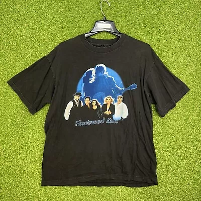 Vintage FleetWood Mac 1997 Concert Tour T-Shirt Men’s Size Large Black Fade • $49.99