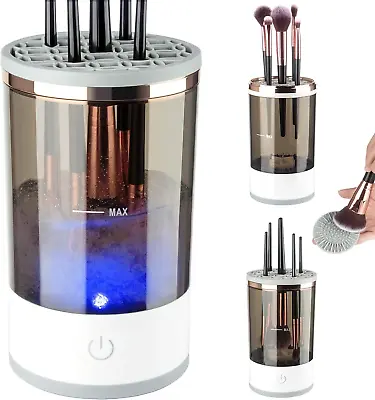 Electric Makeup Brush Cleaner - 2 In 1 Make Up Brush Clean Machine With Brush Cl • $41.99