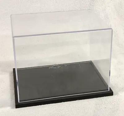 Mini Helmet Acrylic Display Case Empty Container Box Scuffs • $10