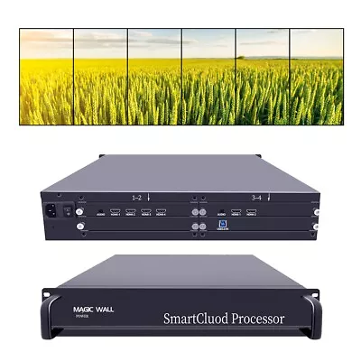 6ch Magic Wall Processor For 1x6 6x1 1x5 5x1 TV Wall 0~360 Degree Art Video Wall • $699