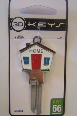 $6.99 • Buy Home 3D Kwikset KW1 House Key Blank.