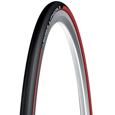 Tyre Lithion 3 700x25c Clincher Foldable Black/Red 305655185 Micheli • $35