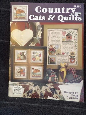 $9.99 • Buy Country Cats & Quilts Cross Stitch  Leaflet  By Jeremiah Junction