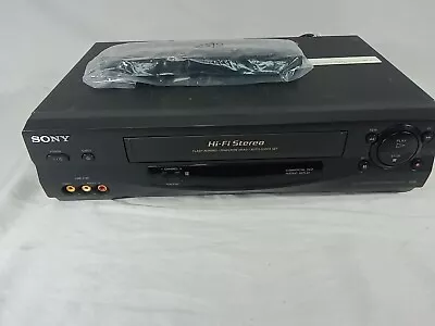 Sony SLV-N55 Hi-Fi Stereo 4-Head VCR VHS Player Recorder With Remote Tested • $50.50