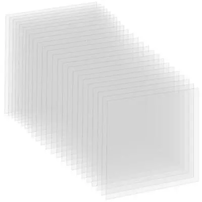 24 Pack 4 Mil Clear Reusable Mylar Stencil Sheets For Cricut 12x12 Inch • $14.42