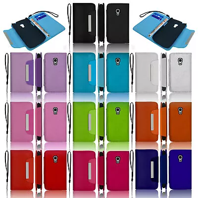 Luxury Magnetic Leather Flip Wallet Case Cover For Samsung Galaxy S4 I9500/i9505 • £0.99