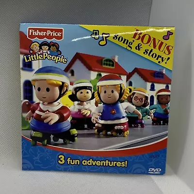 $5 • Buy Fisher Price Little People 2005 DVD 3 Adventures J4667 Music Story Movie Song