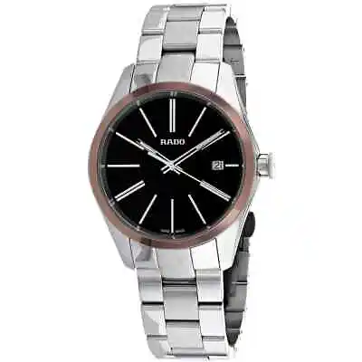 Rado Hyperchrome Men's Black Dial Rose Gold Bezel Watch - R32184163 ($1550 MSRP) • $489.99