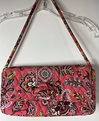 VERA BRADLEY Clutch Shoulder Bag Call Me Coral Retired • $11.20