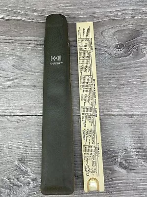 K&E N4058W Beginners Slide Rule Vintage Keuffel & Essex Co. With Case  U.S.A. • $14.95