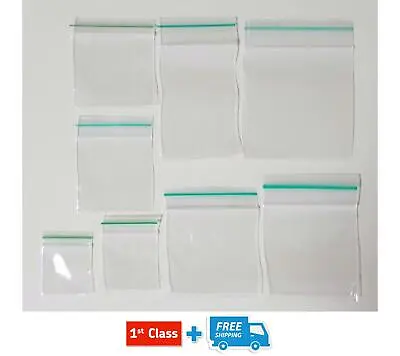 GRIP SEAL BAGS Baggies Self Resealable Clear Polythene Poly Plastic Zip Lock  • £49.49